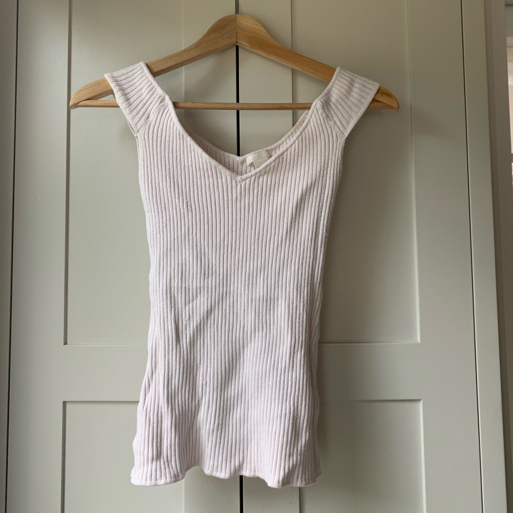 PINK KNIT TANK FROM H&M